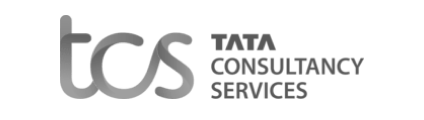 TCS Tata Consultancy Services logo in grayscale - Neutrinos